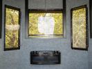 Interior Windows and Accessory Shelf in Hunting Blind 